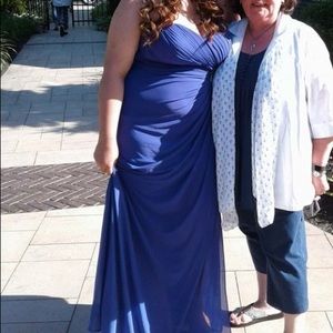 Purple prom dress